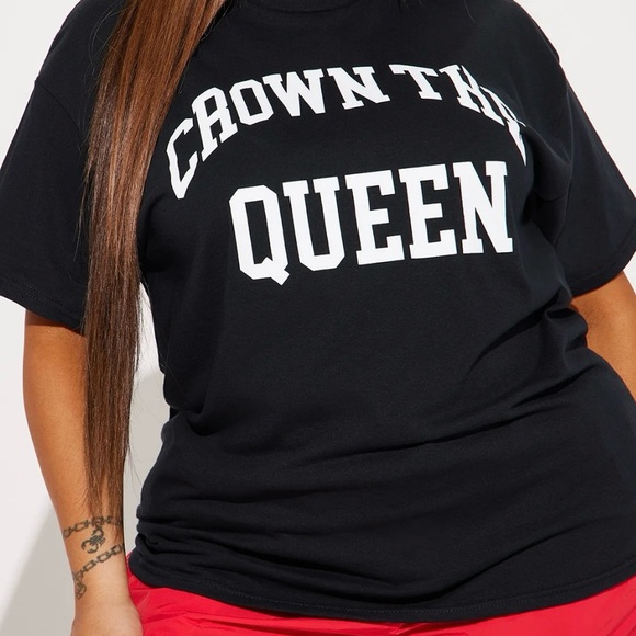 FashionNova Crown The Queen T-Shirt Women’s Size 3X - Picture 1 of 3
